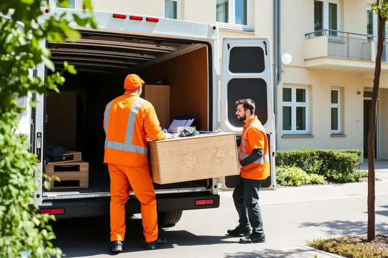 Entrümpelungsteam der Entrümpelungszentrale bei der Arbeit in Wien